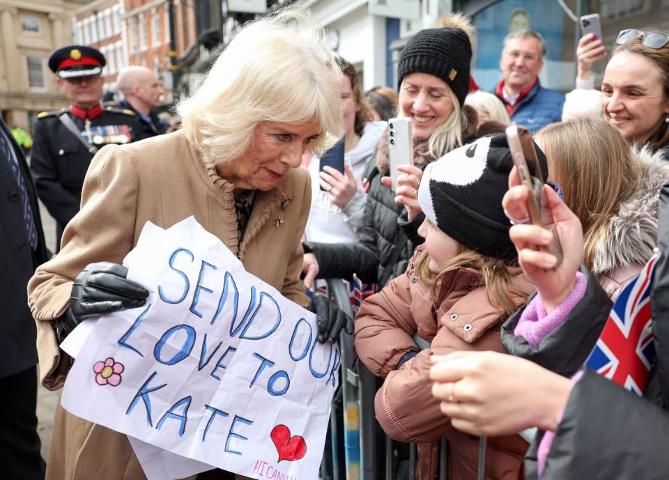 queen camilla visits shrewsbury