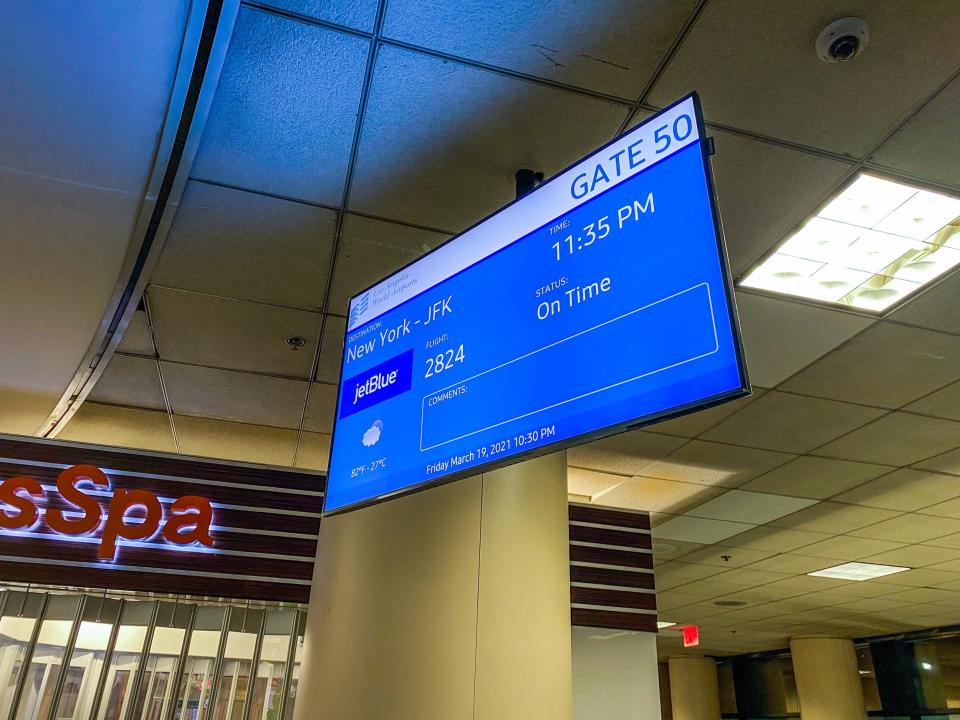 Flying on JetBlue Airways during pandemic