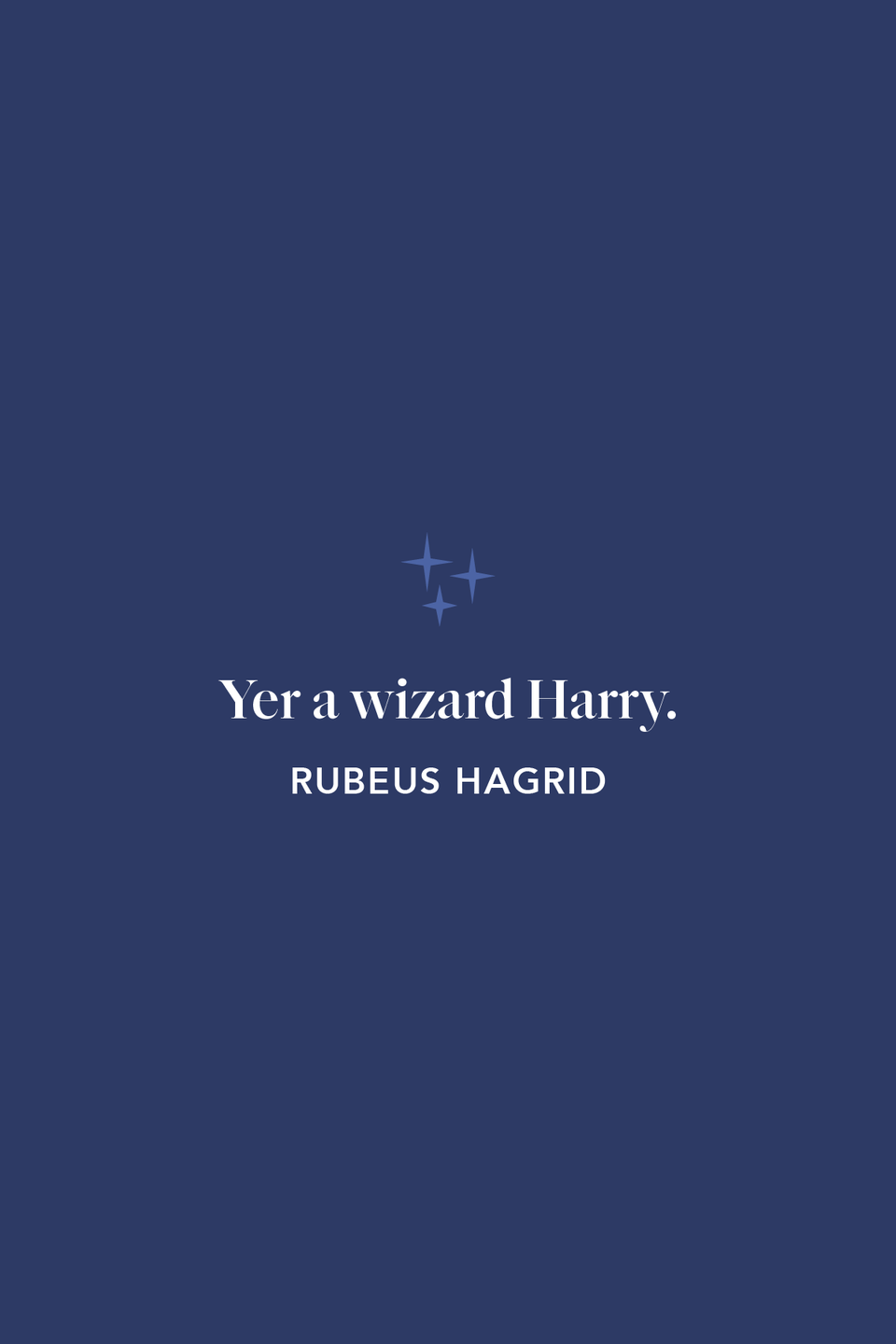 Hagrid reveals the truth to Harry Potter