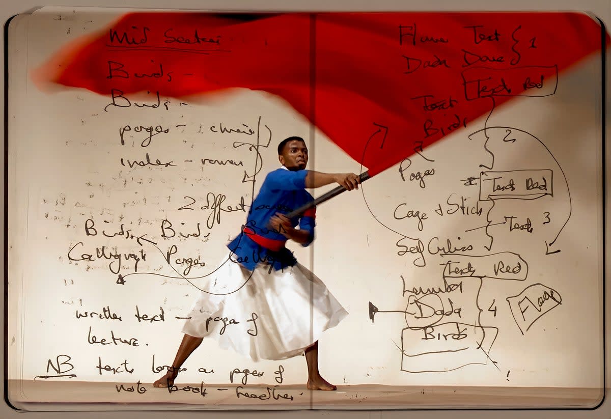 A video still from Notes Towards a Model Opera by William Kentridge  (Courtesy of the artist)