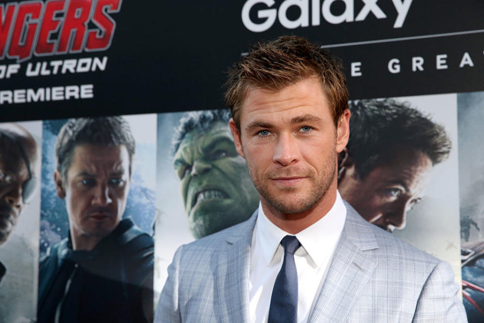 Chris Hemsworth attends Samsung celebrates the release of "Avengers: Age Of Ultron"