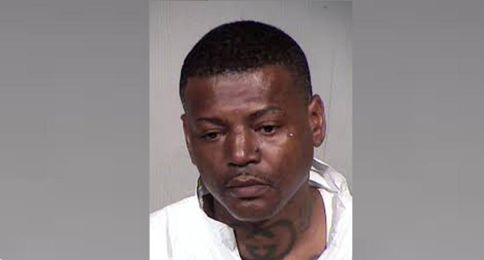 Melvin Harris of Phoenix allegedly beat a man to death who tried to follow his daughter into a bathroom stall. Source: Mariscopa County Sheriff's Office 