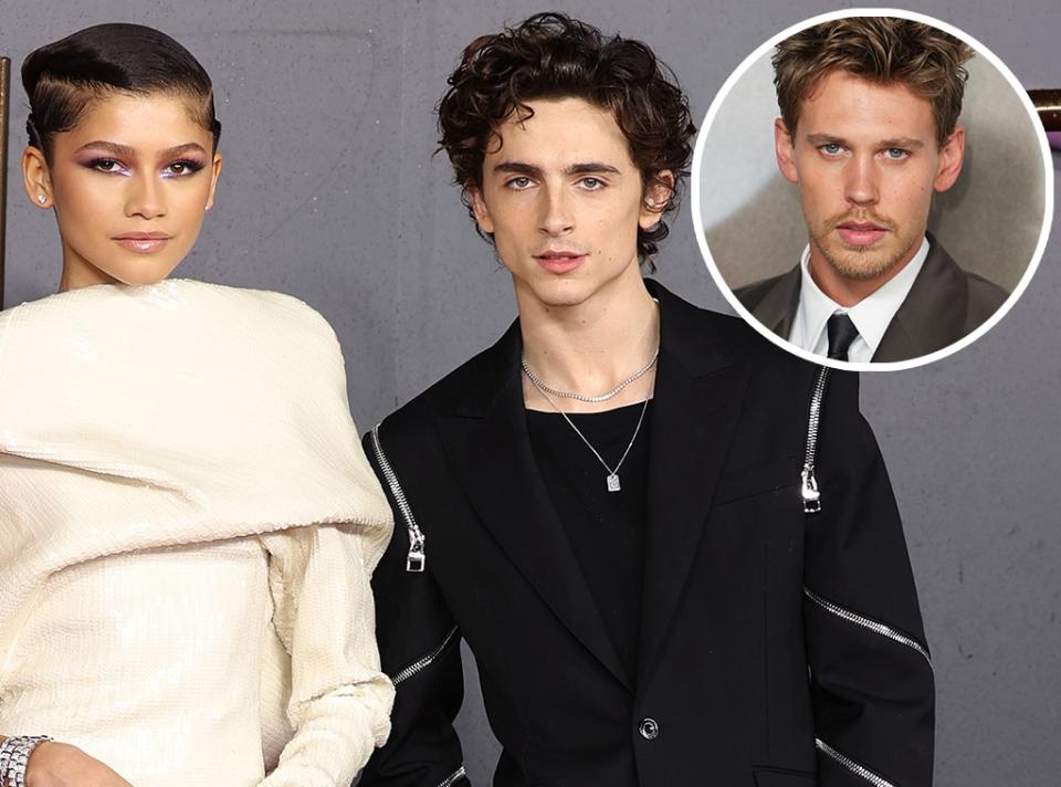 Zendaya, Timothée Chalamet, Austin Butler