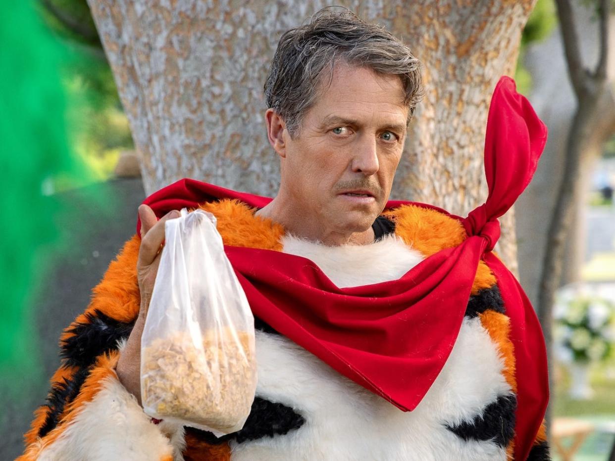 Hugh Grant as Thurl in "Unfrosted."