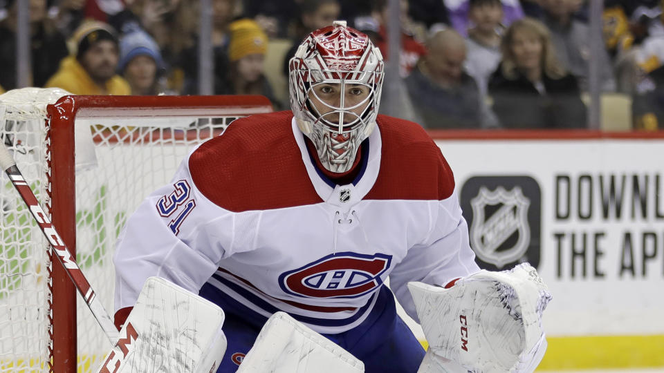 Montreal Canadiens goaltender Carey Price 