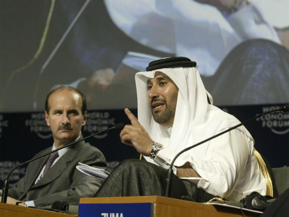 Sheikh Jassim’s promises will now never be tested but he had pledged to invest more than £1bn (AFP/Getty)