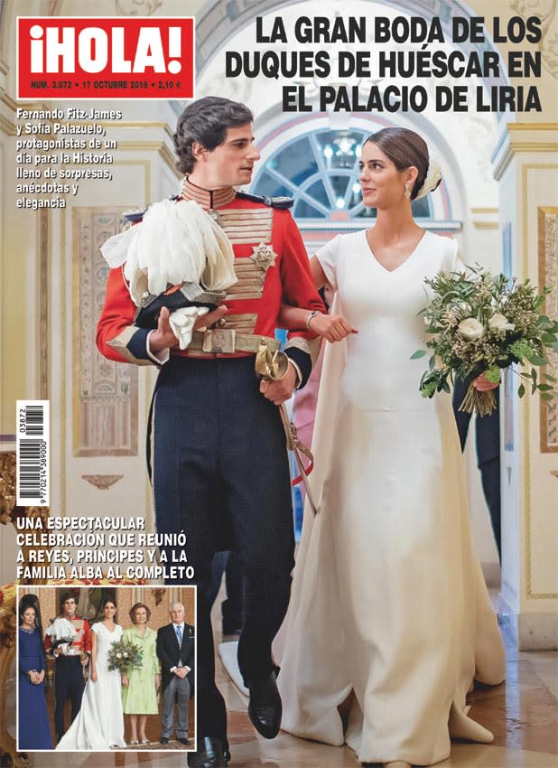 zapatilla jurado visión HOLA! adelanta su edición y sale a la venta este martes con motivo de la  gran boda de los Duques de Huéscar en el Palacio de Liria