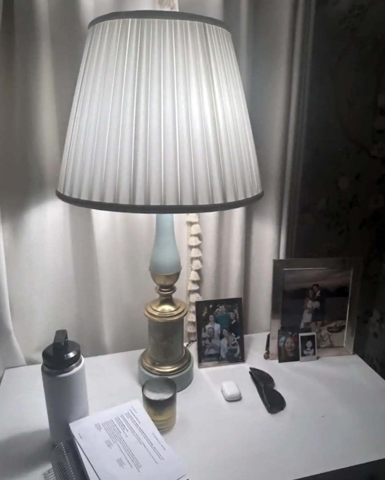 Jenna's nightstand. (TODAY)