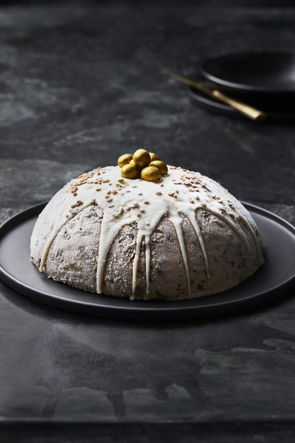 <p>If it's something cold you're after instead try this Christmas ice cream bombe - $49.95 1.5l - David Jones</p>