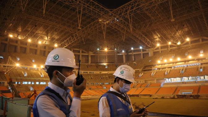 PLN memasok listrik sebesar 5.540.000 volt ampere (VA) atau setara 5,54 megavolt ampere (MVA) untuk Jakarta International Stadium (JIS). (Dok PLN)