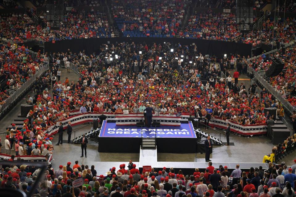 Donald Trump at Florida rally