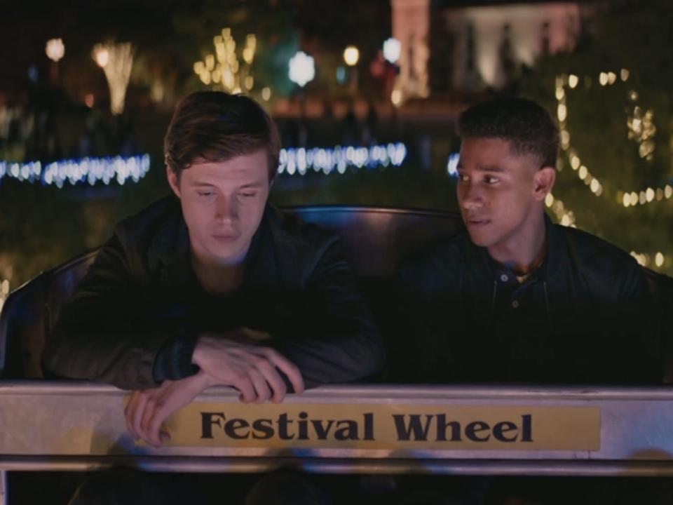 Nick Robinson and Keiynan Lonsdale in "Love, Simon"