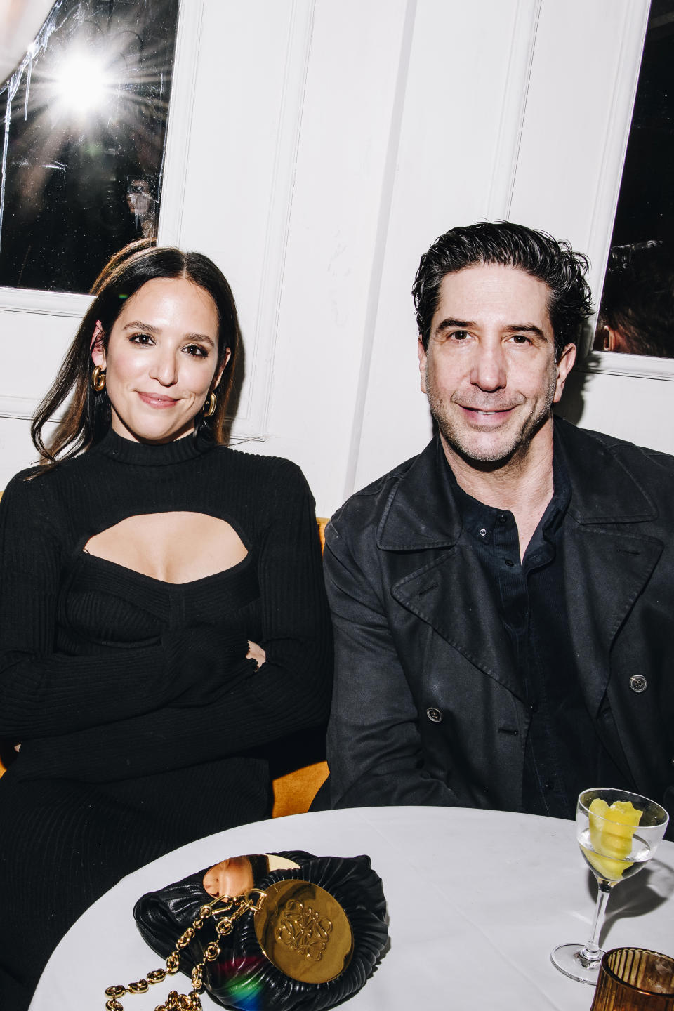 Jennifer Vitagliano and David Schwimmer