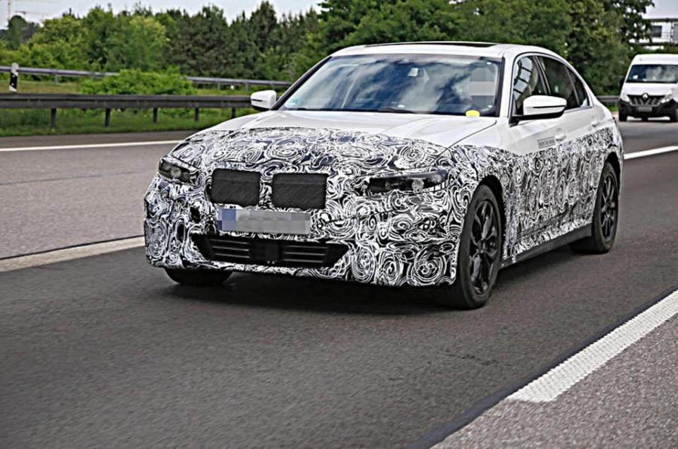 BMW正在開發3系列電動版，原型車的最新間諜照流出