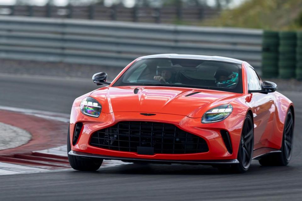 a red sports car on a track