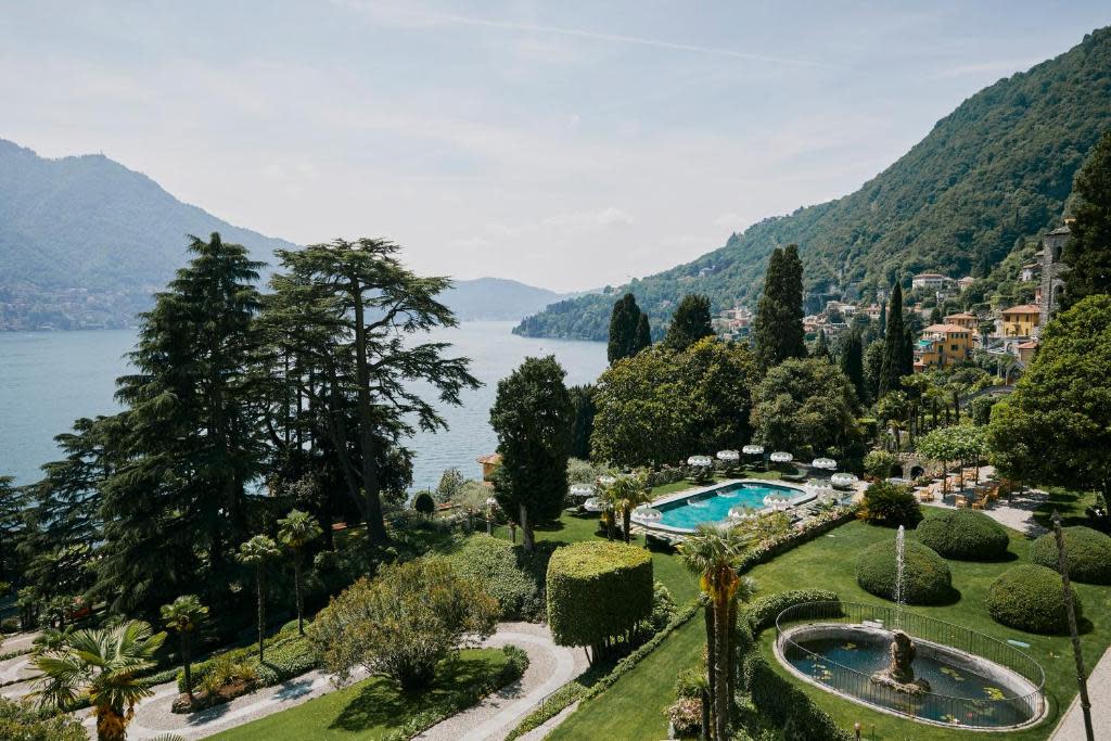 Le palace Passalacqua, au bord du lac de Côme, en Italie, a été élu le plus bel hôtel du monde en 2023. (Photo : Booking)