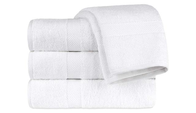 Maura Luxury Bath Towel Set. Hotel & Spa Quality. 2 Large Bath Towels 30x56, 2 Hand 4