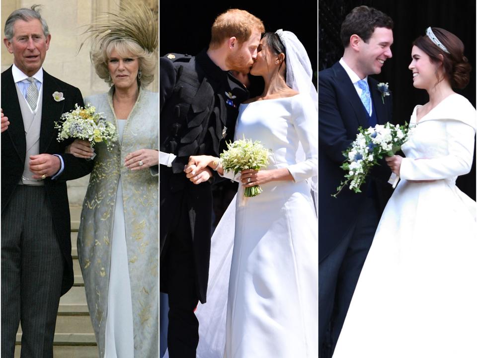 Three royal couples tied the knot at St. George's Chapel