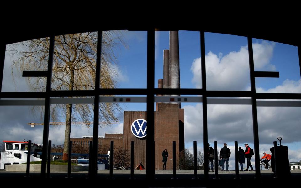 (FILES) This file photo taken on February 28, 2020 shows the power plant at the headquarters of German car maker Volkswagen (VW) in Wolfsburg, Germany. - German carmaker Volkswagen on Thursday, July 30, 2020 reported a pre-tax loss of 1.4 billion euros ($1.6 billion) for the first half of 2020 after the coronavirus pandemic sent sales plummeting. (Photo by Ronny Hartmann / AFP) (Photo by RONNY HARTMANN/AFP via Getty Images)  -  RONNY HARTMANN/AFP