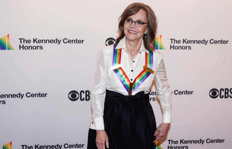 Actor Sally Fields arrives for the 42nd Annual Kennedy Awards Honors in Washington