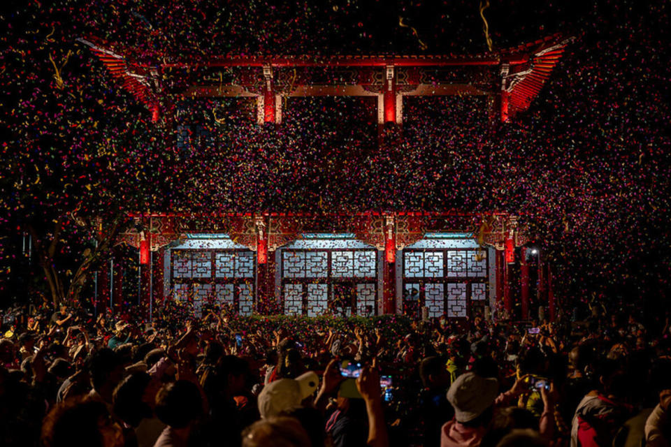 保生文化祭是北臺灣最重要的宗教慶典之一。圖/總統府提供