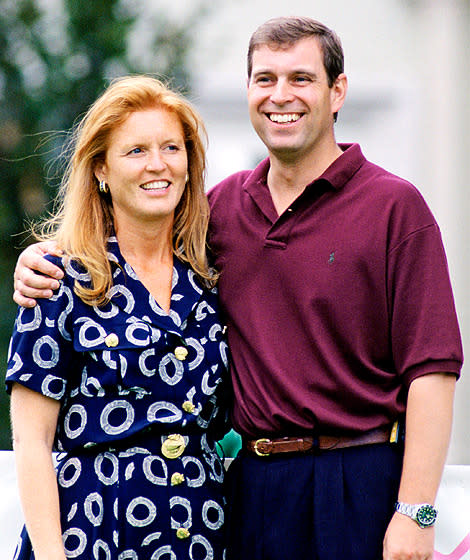 Prince Andrew and Sarah Ferguson, the Duke and Duchess of York