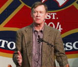 Colorado Governor John Hickenlooper addresses the media at the Colorado Springs Fire Department complex the day after a gunman opened fire at a Planned Parenthood clinic in Colorado Springs, Colorado November 28, 2015. REUTERS/Isaiah J. Downing