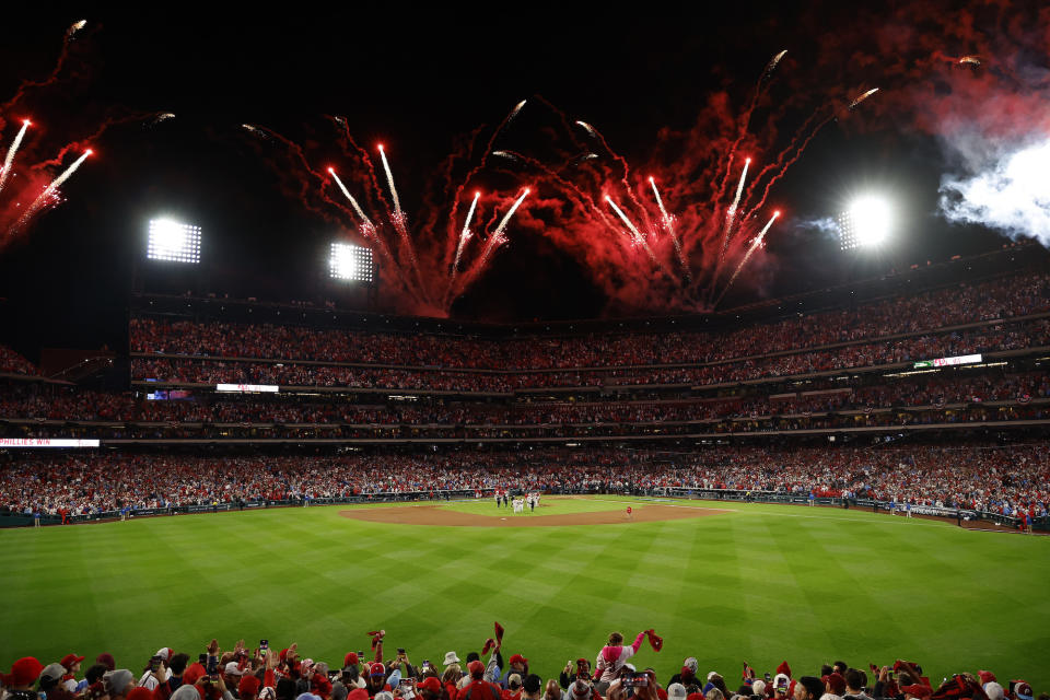 Philly's hoping for more fireworks tonight as they seek a 2-0 lead. (Sarah Stier/Getty Images)