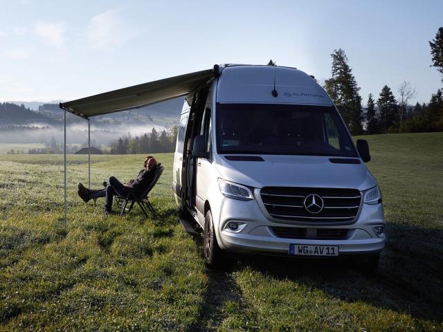 Mercedes Unveils High End Electric Camper Vans Targeting Glamping