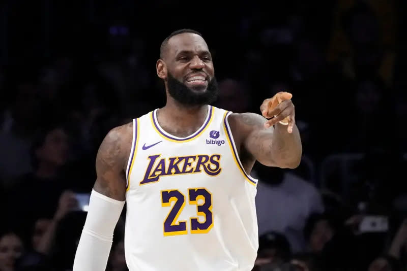 ▲「詹皇」LeBron James被評為史上最強球星。（圖／美聯社／達志影像）