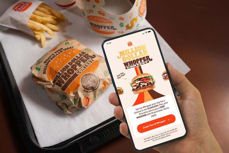 Burger King’s Million Dollar Whopper Contest runs until March 17. (Burger King)