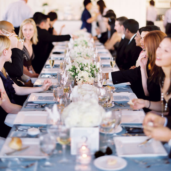 wedding reception table