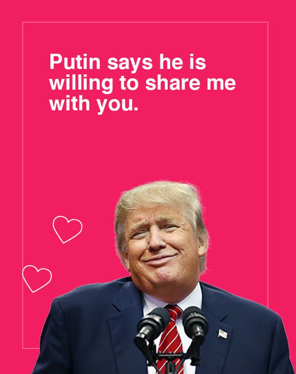 Ces cartes Donald Trump pour la Saint-Valentin sont vraiment géniales