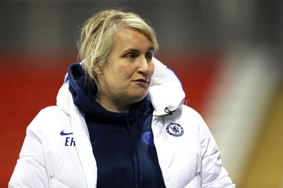 Emma Hayes is relishing playing the Continental Cup final at the City Ground Photo: Getty Images