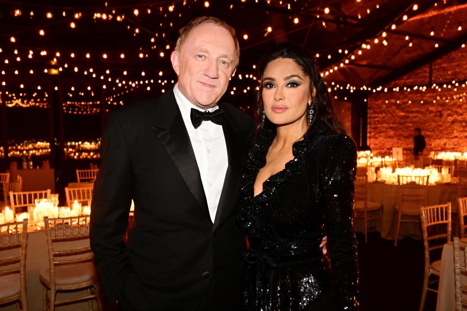 François-Henri Pinault and Salma Hayek Pinault