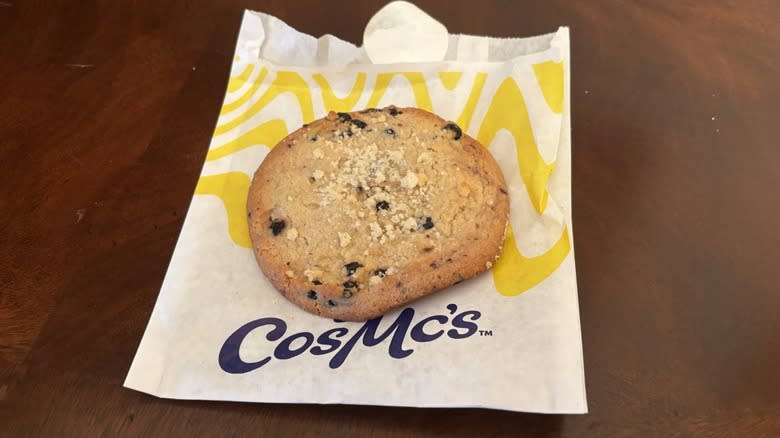 CosMc's Lemon Blueberry cookie