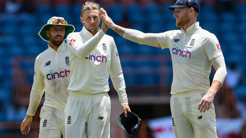 England fans are hoping Joe Root will rediscover his best batting form after opting to relinquish the job as skipper. (Photo by RANDY BROOKS/AFP via Getty Images)