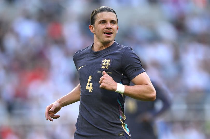 England player  Conor Gallagher in action during the international friendly match between England and Bosnia & Herzegovina at St James' Park on June 03, 2024 in Newcastle upon Tyne, England.