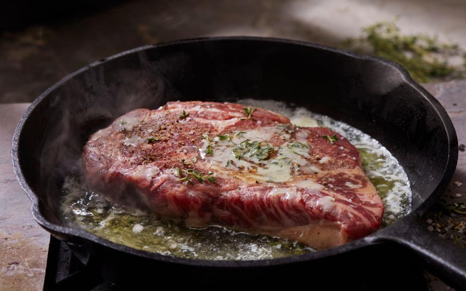 Salt must never be put on a steak before frying, says a kitchen physicist