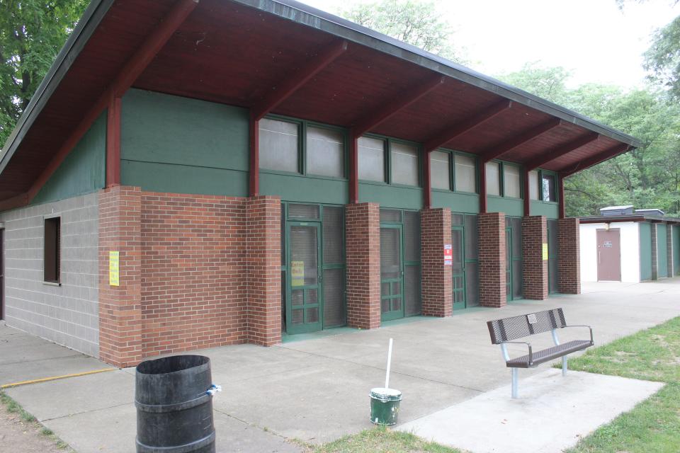 The concession building at the Pinckney Recreation Area in the Silver Lake day use area will be modernized starting next year with funds from the Building Michigan Together Plan for state parks.