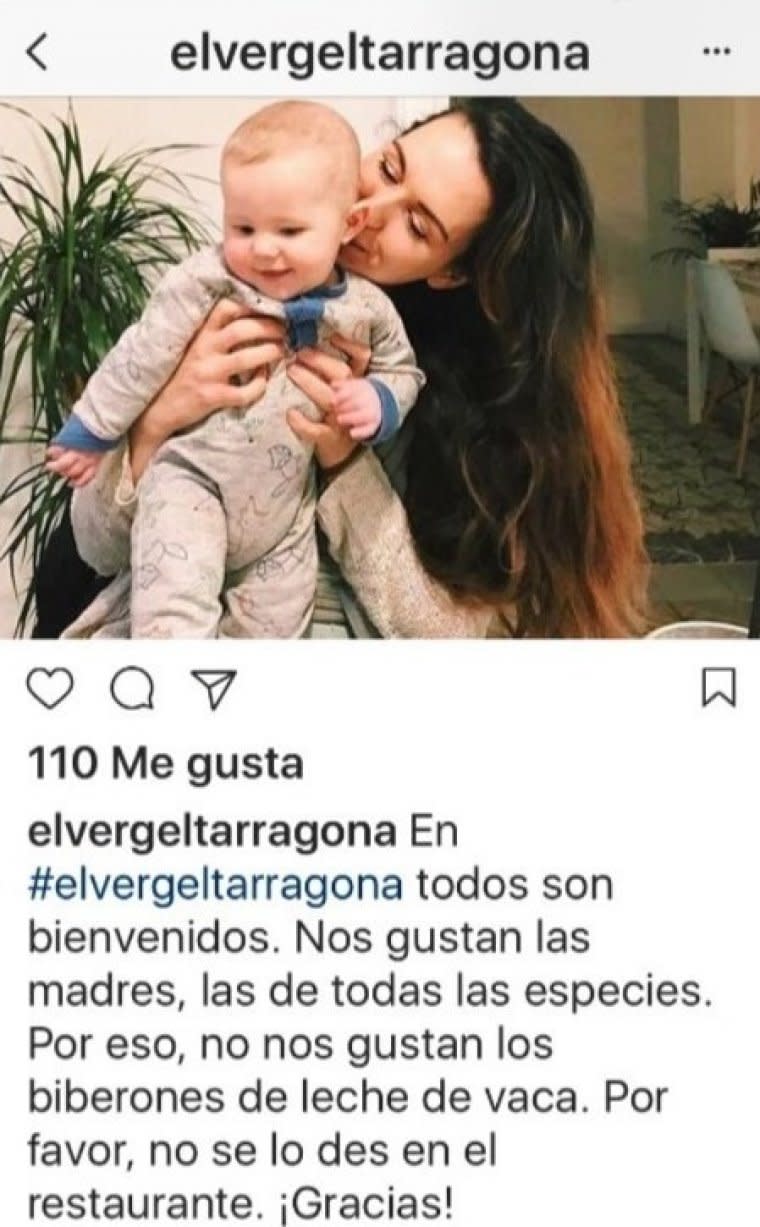 La publicación de El Vergel (Instagram)