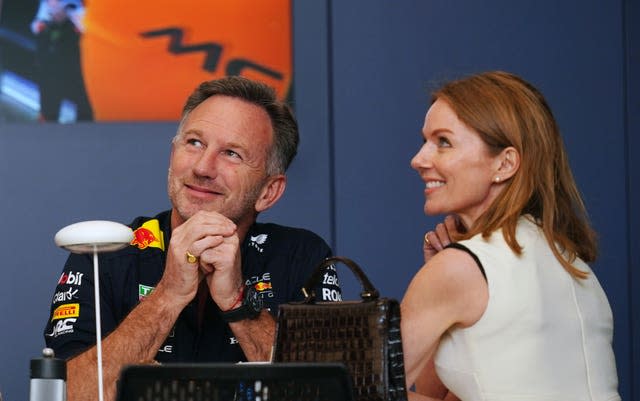 Geri and Christian Horner