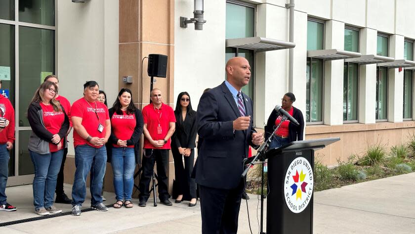 San Diego Unified Superintendent Lamont Jackson talks about the new teachers union agreement