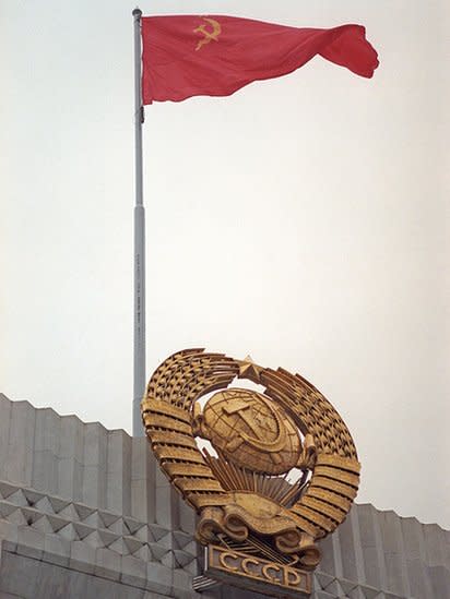 Bandera roja, Kremlin.