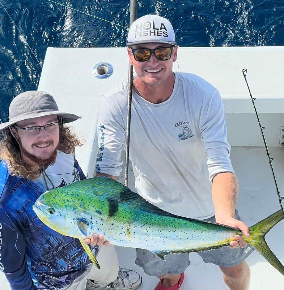 Its mahi mahi time on Last Mango out of Fort Pierce City Marina. This one was caught Nov. 12, 2023 in 125 feet of water.