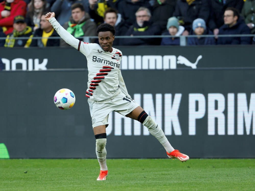 Von Leverkusen nach Düsseldorf: Noah Mbamba (IMAGO/Joachim Bywaletz)