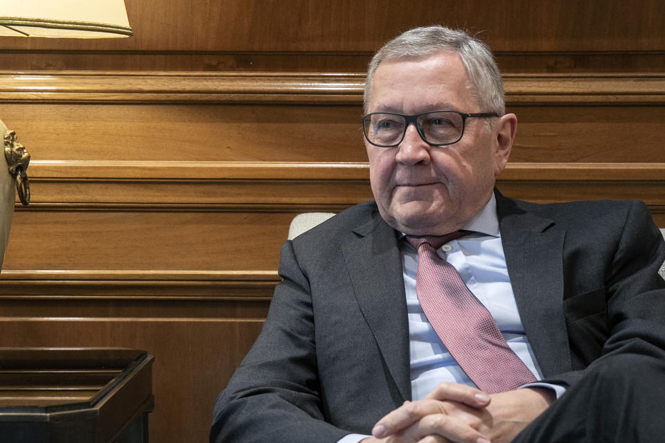 Klaus Regling, Direktor des Eurorettungsschirm (ESM). Foto: Yorgos Karahalis / AP / dpa +++ dpa-Bildfunk +++