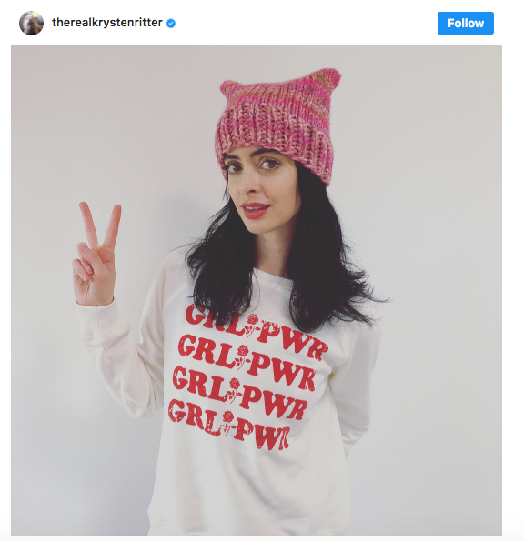 Celebs support Women's March