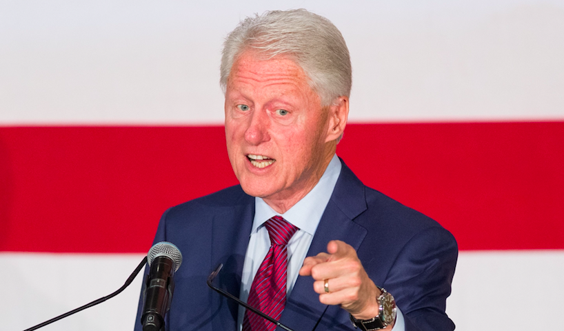 <em>Bill Clinton has seen his retrospective approval ratings drop by seven points since 2010 (Rex)</em>