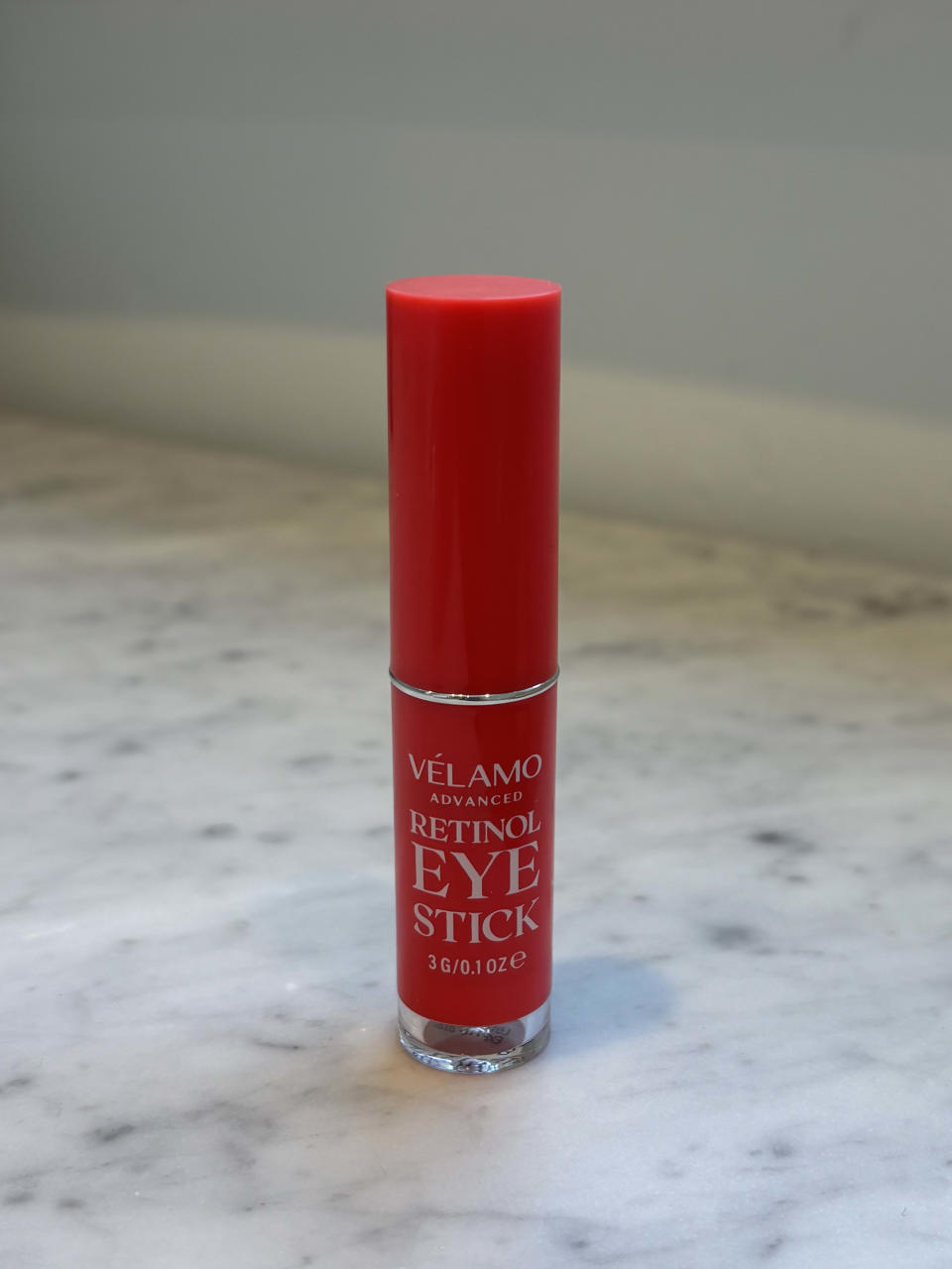 I love the lipstick-like packaging of this retinol eye stick (Photo via Sarah DiMuro).